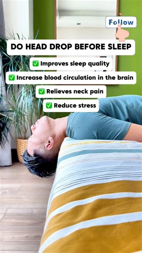 3.8M views · 39K reactions | Your 60-second head drop: the secret to relaxing your neck, calming your mind, and sleeping deeper. #tuesdaymotivation #fbreelsvideo #reelsfacebook | Physical Therapy Session | Facebook