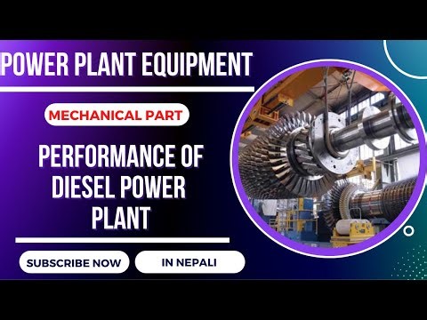 performance characterstics of diesel power plant