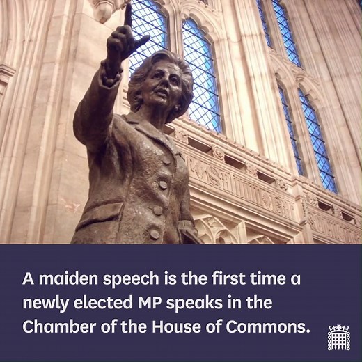 8.5K views · 232 reactions | #OTD in 1960, Margaret Thatcher gave her maiden speech in the UK House of Commons | UK Parliament | Facebook