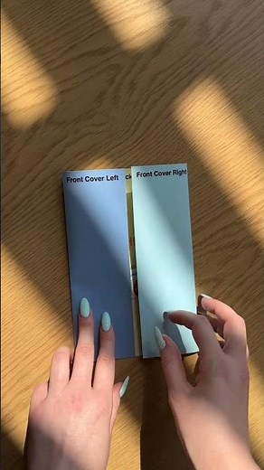 Gate Fold Brochure - Folding Example. #shots