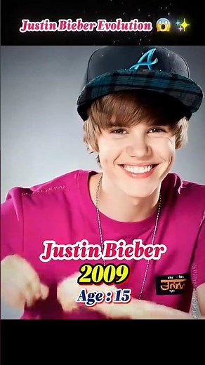 Justin Bieber Then and Now ✨#justinbieber #evolution #celebrity