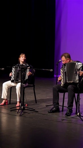 Maria & Sergei Teleshev - Tango "La Cumparsita" LIVE - Duo Two Accordions #music
