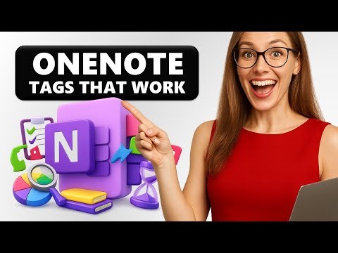 How to Use ONENOTE TAGS - Tasks, Follow Ups, and Priorities Setup