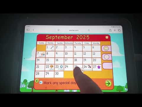 Starfall Calendar September 27 2025