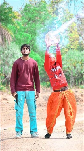 Spider man VS Raksh🤯😱 #magic #funny #funnyvideo #trending #comedy #shorts ‪@N.D_Sir‬