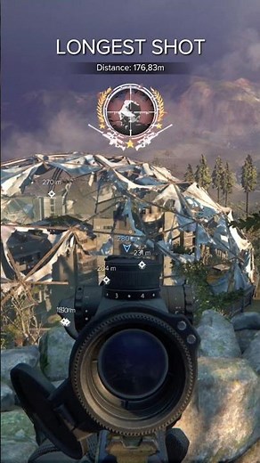🎯 1000m Long Shot Kill! | Sniper Ghost Warrior 3 Realistic Sniping Gameplay #gaming #shorts