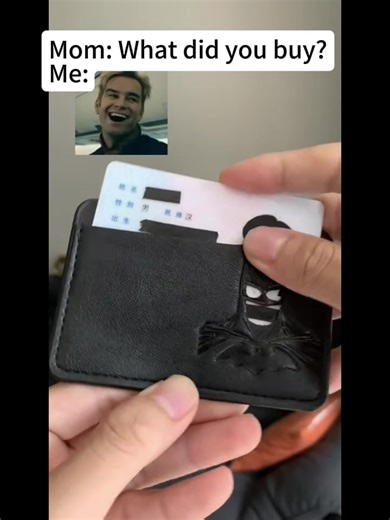 🦇✨Batman ID Holder：Your Dark Knight Alter Ego! ID becomes Batsuit mask｜Vegetable-tanned leather ages with your story✨ #BatmanGear #LeatherCraft #HeroVibes