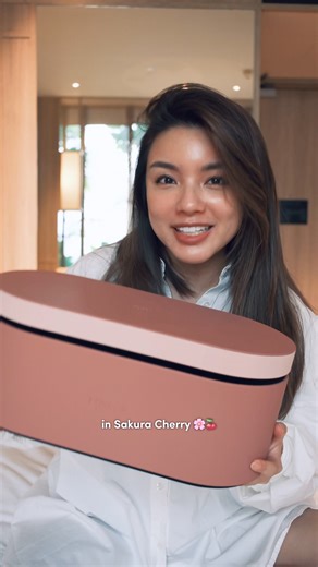 No flight required 🌸 Our latest Airwrap i.d. multi-styler and dryer is here in limited edition Sakura Cherry- style your way, wherever you are. | Dyson
