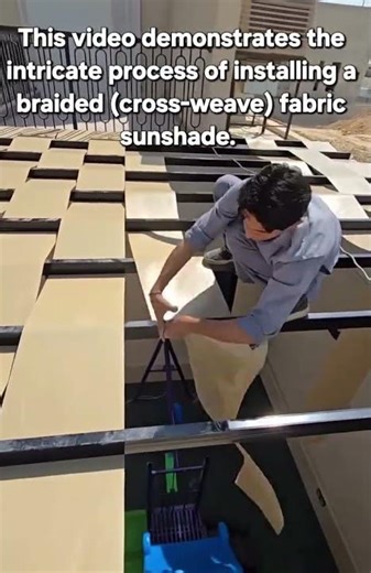Professional Braided Fabric Sunshade Installation Guide | DIY Shade Solutions