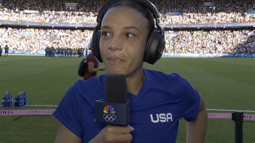 Emotional Mallory Swanson describes game-winning goal