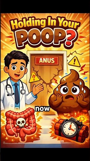 What Happens If You Hold Poop Too Long? 💩😳 | Doctor Explains#viral #viralvideo #viralshorts