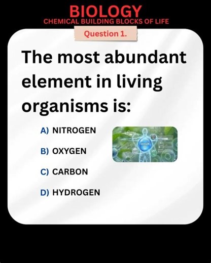 Chemical Building Blocks of Life MCQs