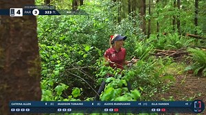No pictures on the scorecard, but Catrina Allen will remember this par save for a long time 😏 Catch FPO Round 1 Coverage from the Beaver State Fling on Disc Golf Network or YouTube: https://youtu.be/Jtnk8-WtHt0 | Disc Golf Pro Tour
