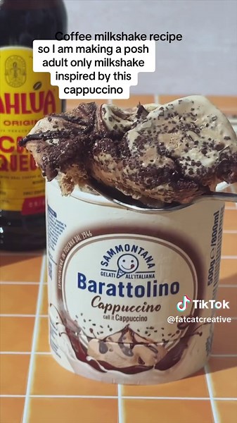 This milkshake recipe is decadent and delicious! With a splash of Kahlua and loads of espresso it is definitely for adults only!