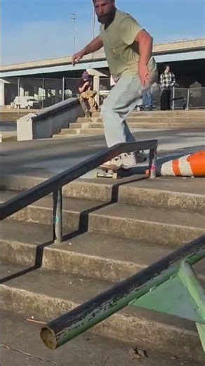 👀 Board slide down a hand rail- I'm coming for you🛹