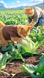 Cat Breaks the Cabbage in the Garden 🐱🥬🌿. #catandcabbage #funnycatmoment #gardenmischief #cutecataction #catadventure #petantics | Meow Chase