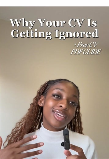 Free PDF guide for CVs ✅ Fix mistakes, get ATS-ready, and land more interviews! Comment ‘CV’ to grab yours 👇 #careertiktok #careertips #cvtips #techtips #techtoktips
