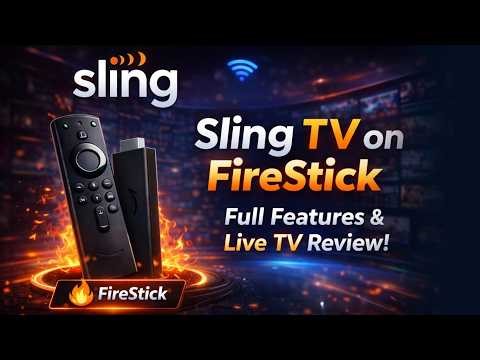 Sling TV on FireStick | Full Features & Live TV Review!
