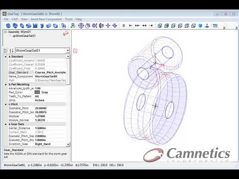 GearTeq Demo Video: Worm Gear Tooth Creation Methods