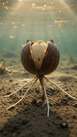 🌱 Lotus Seed to Stunning Flower 🌸 | Satisfying Underwater Growth #youtubeshorts #shorts