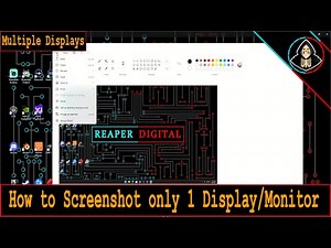 How to Screenshot one Display with Multiple Displays Windows 10 & 11