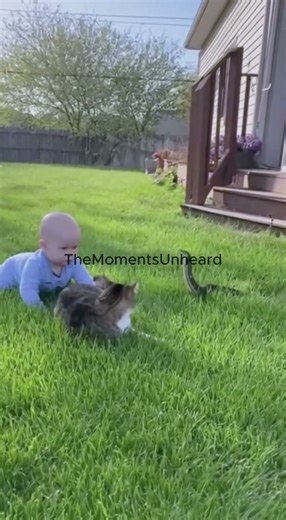 “Cat Saves Baby from Snake — Caught on Camera”