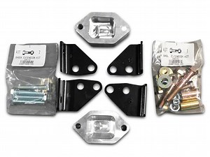 DV8 Offroad Jeep Wrangler Front and Rear Shock Extensions for 2.50-Inch Lift SEJK-01 (07-18 Jeep Wrangler JK)