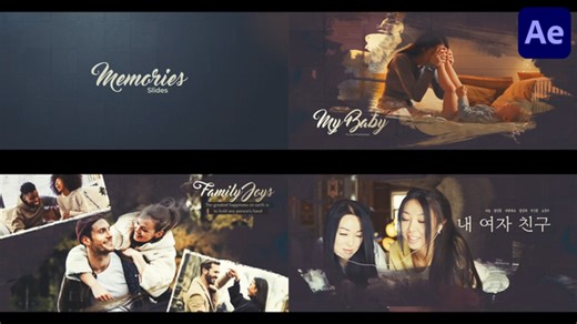 Memories Slideshow for After Effects