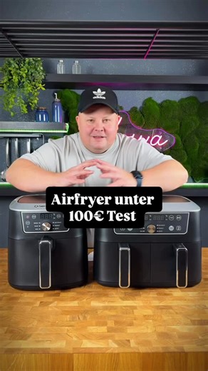 🔥 2 Airfryer unter 100€ getestet 😉 Anzeige Heute habe ich zwei Geräte von Silvercrest getestet: ▪️ 6,7L mit einem Korb – ca. 59€ ▪️ Doppelzone mit 2x 4,35L – ca. 79€ Natürlich direkt der Klassiker: 🍟 TK-Pommes-Test in beiden Geräten Und was soll ich sagen… 👉 Gleiches Ergebnis. 👉 Perfekt knusprig. 👉 Außen goldbraun, innen weich.** Für unter 100€? Da kann man wirklich nicht meckern. 💡 Programme bei beiden: • Reheat (Aufwärmen) • Roast (Braten) • Bake (Backen) • Dehydrate (Dörren) • Preheat