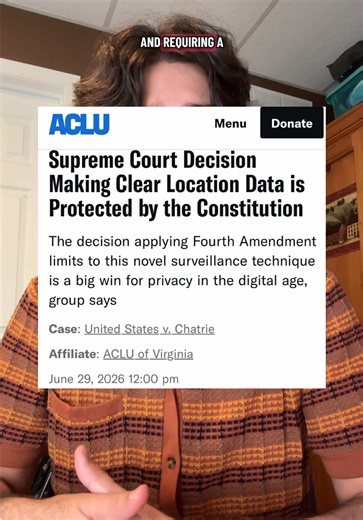 The Supreme Court just went after Flock Cameras whether intentionally or not #flock #supremecourt #geofencing #fourthamendment #surveillance