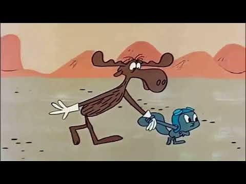 Rocky and Bullwinkle Starring In The The Adventure Of Bullwinkle's Glowing Worm Farm