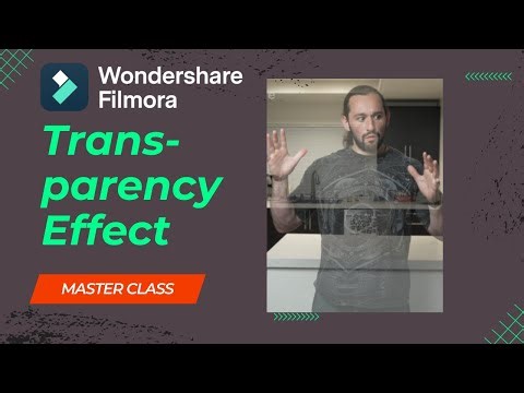 Transparency and Cloak Effect【Filmora Master Class】
