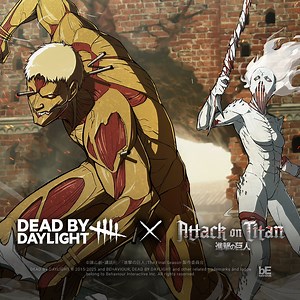 760K views · 8K reactions | Signal the flares and sound the sirens, because Titans have breached The Fog. We're thrilled to announce that the Attack on Titan Collection has returned to the in-game store, featuring Outfits inspired by the Armored Titan, Eren, Mikasa, Armin, and more! | Dead by Daylight | Facebook