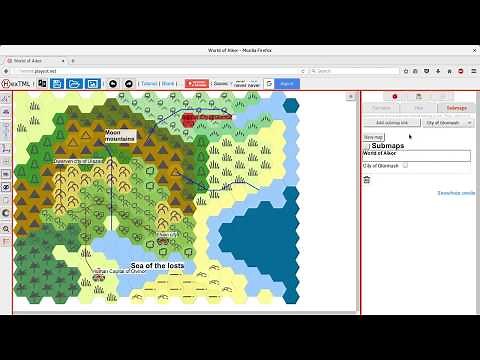 The basics of Hextml - Upload your map and continue