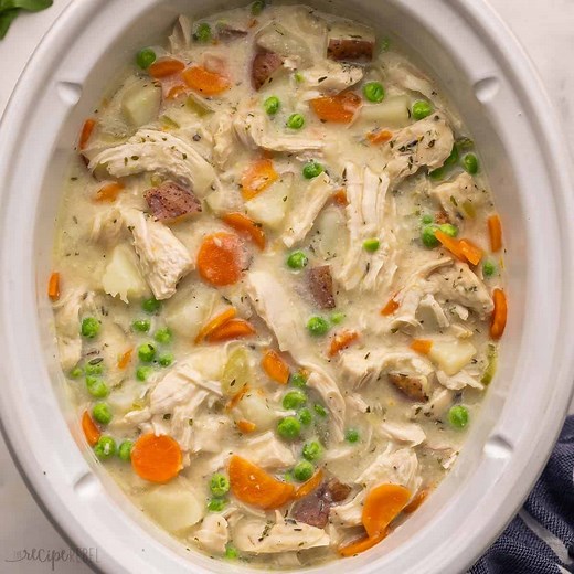 Crockpot Chicken Stew with a flavorful twist you didn't see coming