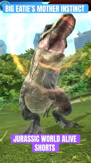 Big Eatie’s Mother Instinct - Jurassic World Alive #Shorts #JurassicWorld #DinosaurShorts