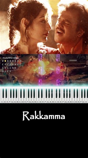 Rakkamma Keyboard Cover | Piano Notes | Thalapathi | Ilaiyaraaja | Rajinikanth | Fernandez 1