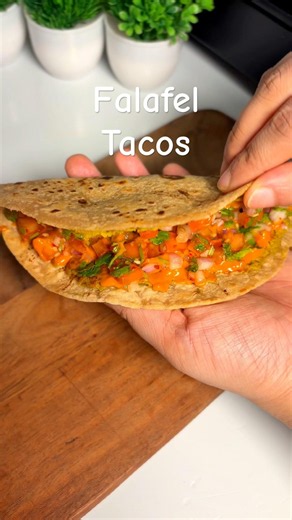 Crispy Falafel Tacos 🌮 | Easy Taco Recipe