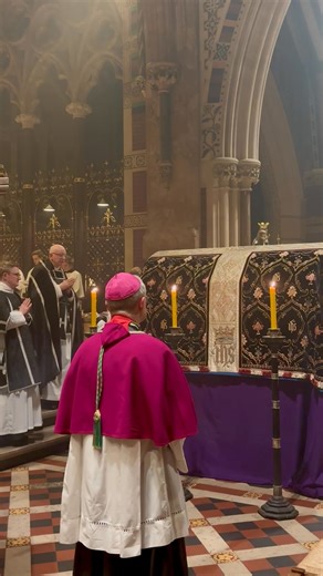 Absolution of the Dead at the catafalque at Monday evening’s High Mass of Requiem for All Souls’ Day. | All Saints Margaret Street