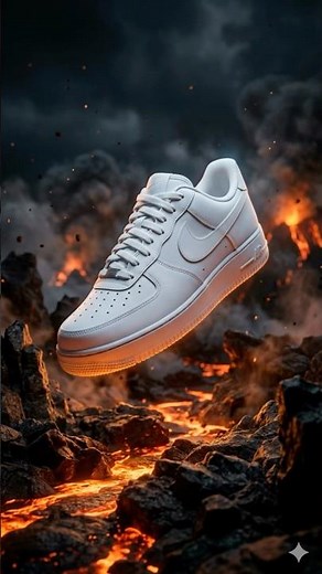 AI Created Nike Shoes 🔥 Cinematic Lava Reel | Future of Content Creation