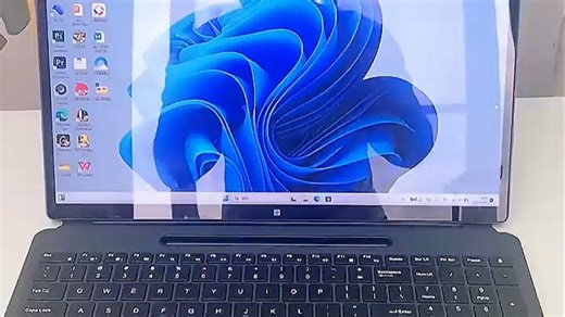 戴尔（Dere）平板二合一笔记本电脑，搭载i3处理器，Win系统，触控大屏，金属机身轻薄设计，办公学习影音娱乐全能，学生商务人士高效助手，灵动机身助力多场景使用