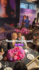 Atlanta thank you for a beautiful evening!!!! Thank you Mona Scott-Young 📖💜 VIP launch for #DaBaddest | Trina Rockstarr