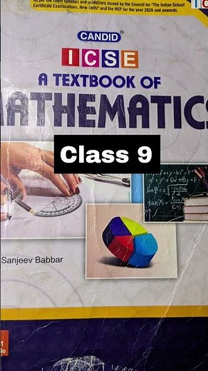 Candid ICSE Mathematics class 9, Solutions of all Chapters