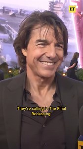 304K views · 8.5K reactions | Tom Cruise is playing coy about that 홛홞홣홖홡 mission! The star reflects on 'Mission Impossible: The Final Reckoning' and teases his future projects while chatting with ET at the film's London premiere. | Entertainment Tonight | Facebook