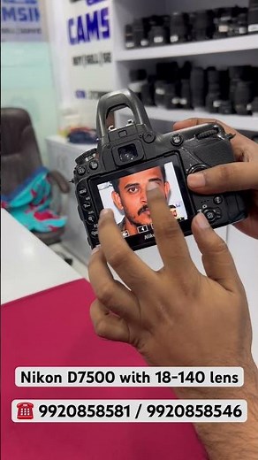 Nikon D7500 with Nikon 18-140mm lens | Used dslr Cameras | Second hand Cameras | Camsik | Cameras