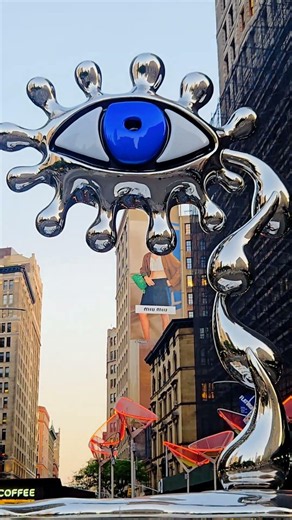 This 30-Foot Evil Eye is Staring at the Flatiron Building!