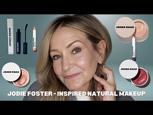 Jodie Foster Natural Makeup Look | No-Makeup Makeup for Mature Skin Using Jones Road