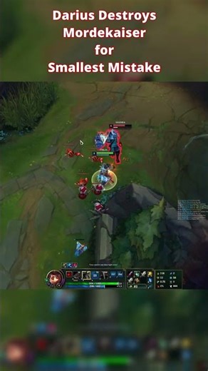 When Mordekaiser Meets Pro Darius in Lane | Darius vs Mordekaiser Top Lane #leagueoflegends #darius