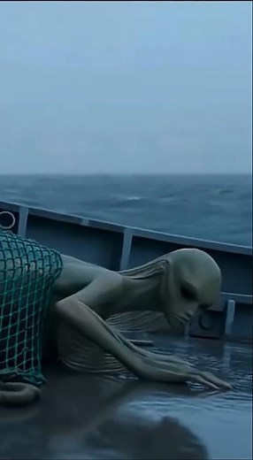 Captured Mer-Alien Thrashing on Deck | Episode 2 #mermaid #viral