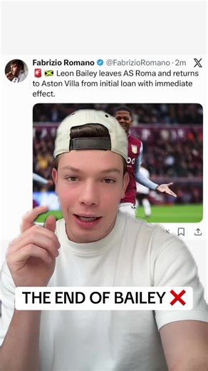 The End of Bailey in AS Roma's Finale